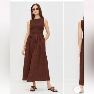 VIRAL Cosima Nap Dress in brown!